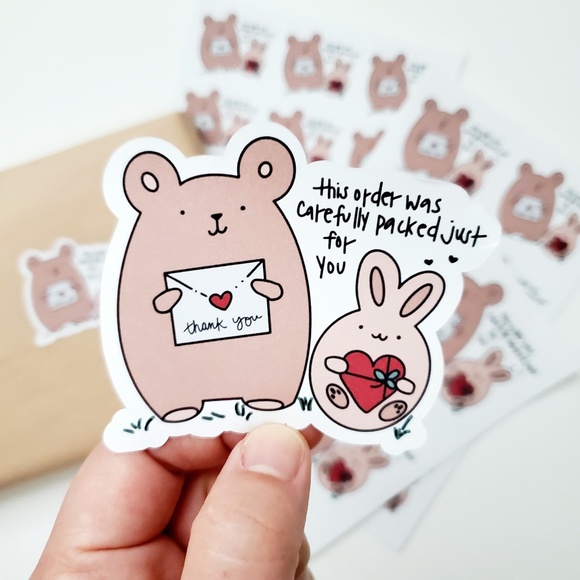 LB077 STICKERS Custom Poshmark Stickers Personalizable Shipping Supplies - Picture 11 of 11